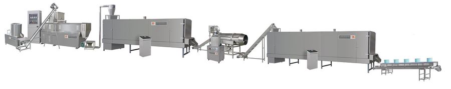 Breakfast cereals processing line