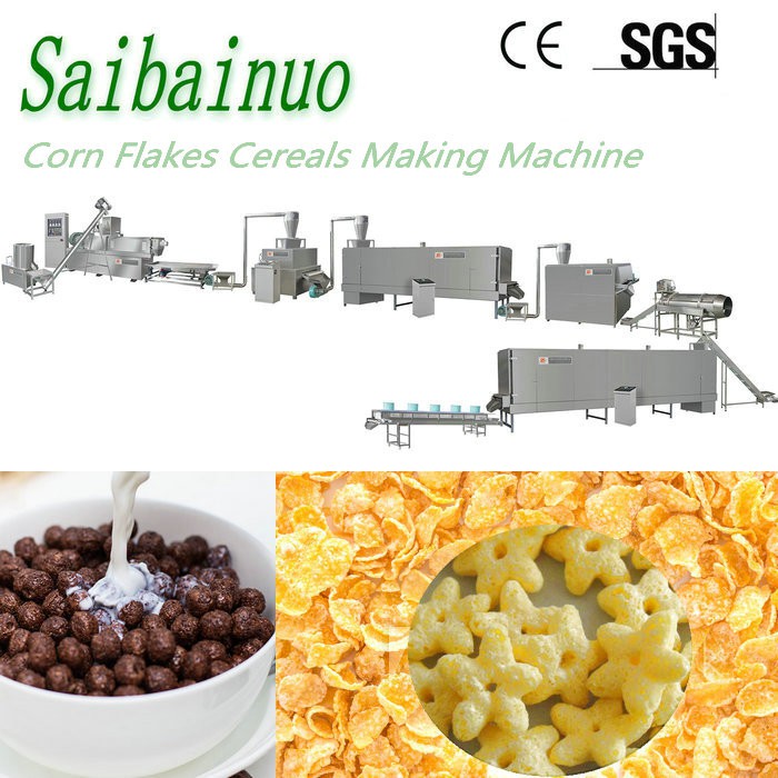 Breakfast Cereal Making Extruder Machine