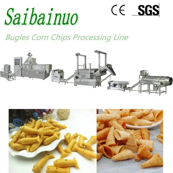 Freing Bugle Chips Línea de procesamiento