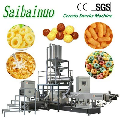 Línea de producción de copos de maíz y cereales para el desayuno