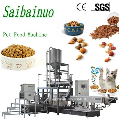 Máquina extrusora de alimentos para perros y mascotas