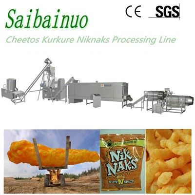 Equipo de producción de Cheetos Kurkures de maíz nutricional
