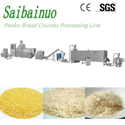 Fábrica de línea de fabricación de pan rallado Panko