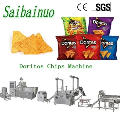 Máquina extrusora para hacer chips de tortilla